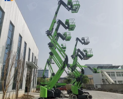 Electric articulated boom lift factory130865