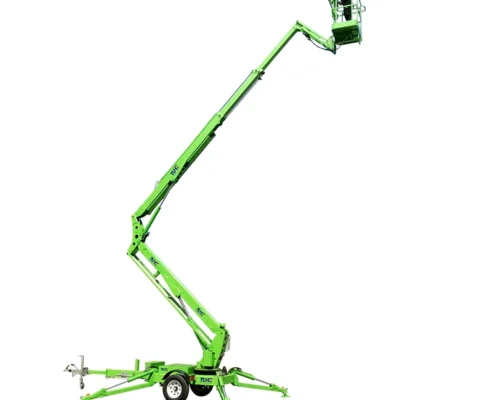 Mobile articulated boom lift