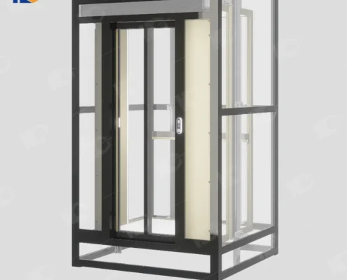 Sightseeing glass traction home elevator241