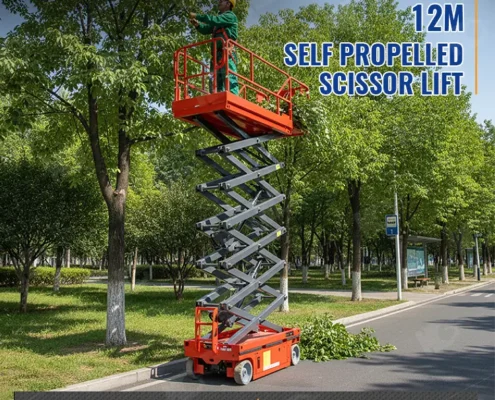 self propelled mobile scissor lift