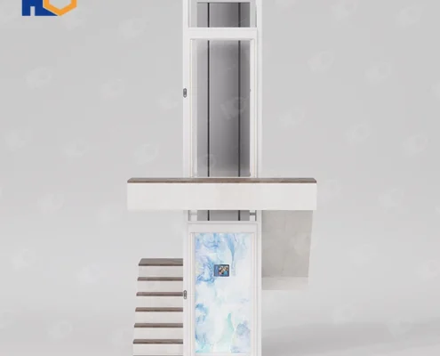 3-Floor hydraulic home lift