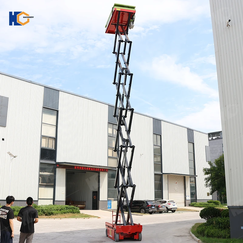 Towable mobile scissor lift