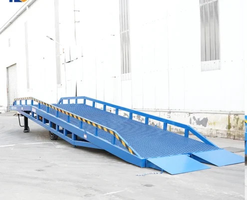15t-mobile-loading-ramp 15 ton mobile hydraulic dock leveler full machine photo