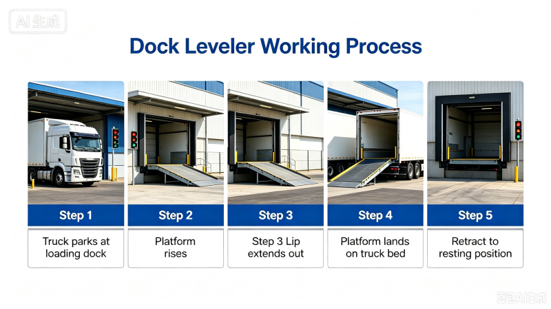 dock-leveler-working-process